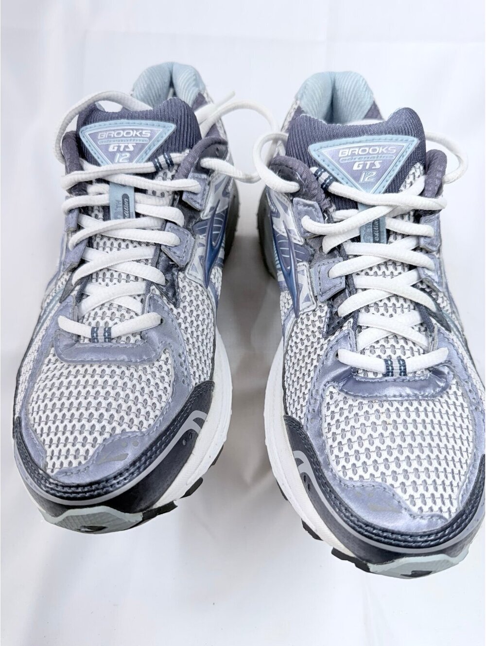 Brooks Adrenaline GTS 12 Running Shoe Womens 7.5 Blue Gray Training Walking - Picture 3 of 9
